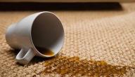 صورة مقال كيف أزيل بقع الشاي عن السجاد