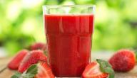 صورة مقال طريقة عمل عصير فراولة طبيعي