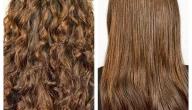 صورة مقال طريقة فرد الشعر بالكولاجين