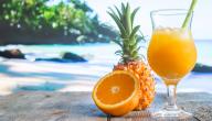 صورة مقال فوائد عصير البرتقال مع الأناناس