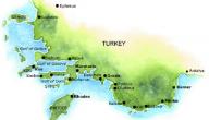 أين تقع تركيا في خريطة العالم