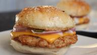 صورة مقال طريقة عمل برغر الدجاج الجاهز
