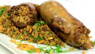 صورة مقال طريقة حشو الحمام بالأرز
