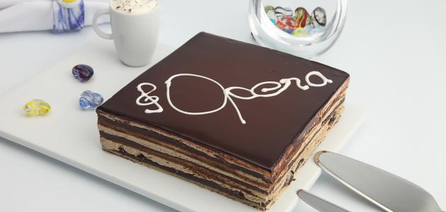 كيكة الأوبرا بالشوكولاتة صورة مقال كيكة الأوبرا بالشوكولاتة