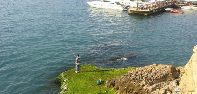 صيد السمك في لبنان صورة مقال صيد السمك في لبنان