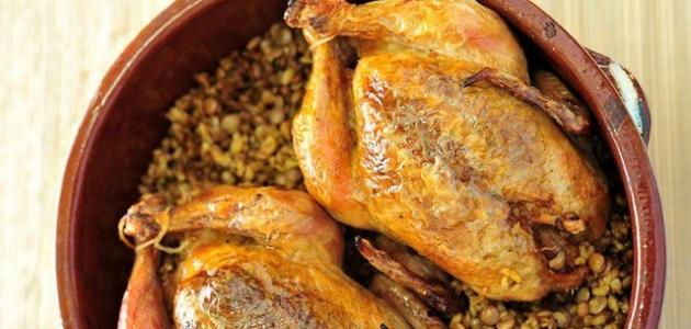 طريقة عمل الفراخ بالفريك صورة مقال طريقة عمل الفراخ بالفريك