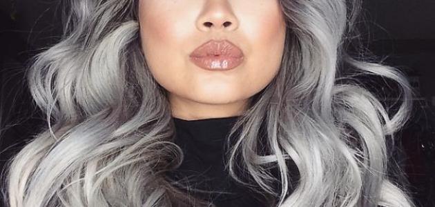 طريقة صبغ الشعر باللون الرمادي صورة مقال طريقة صبغ الشعر باللون الرمادي