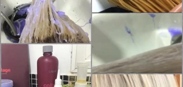طريقة سحب لون الشعر بالميش صورة مقال طريقة سحب لون الشعر بالميش