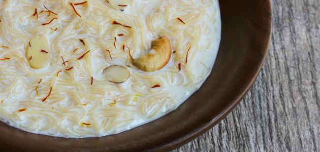 طريقة الشعيرية بالحليب صورة مقال طريقة الشعيرية بالحليب