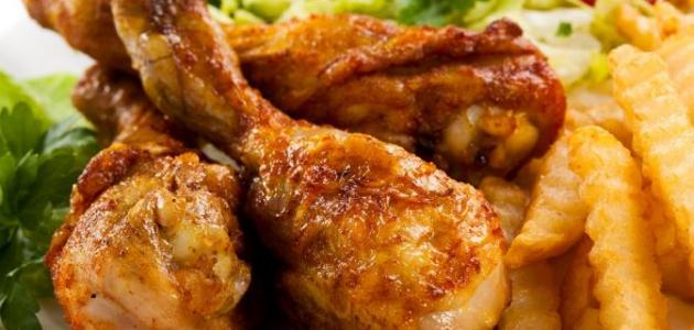 طريقة عمل أفخاذ الدجاج المقلية صورة مقال طريقة عمل أفخاذ الدجاج المقلية