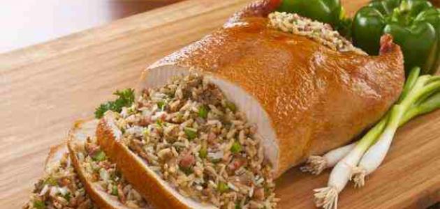 طريقة عمل بط محشي صورة مقال طريقة عمل بط محشي