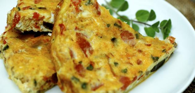 طريقة العجة بالبيض والخضار صورة مقال طريقة العجة بالبيض والخضار