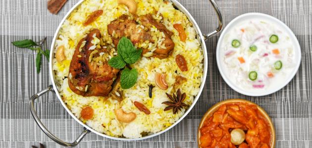 كيف اعمل رز برياني صورة مقال كيف اعمل رز برياني