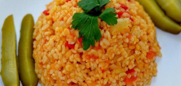 عمل طبخات بالبرغل صورة مقال عمل طبخات بالبرغل