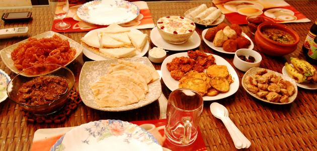عمل أطباق في رمضان صورة مقال عمل أطباق في رمضان