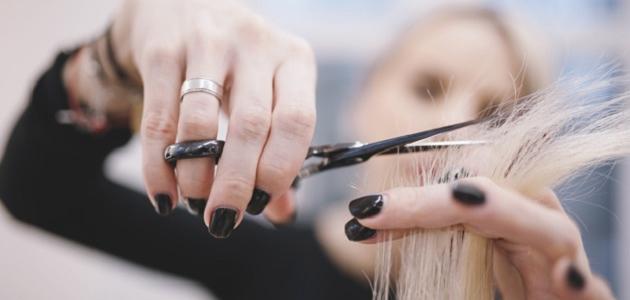 كيفية قص الشعر مدرج صورة مقال كيفية قص الشعر مدرج