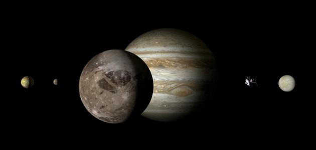أكبر قمر في المجموعة الشمسية صورة مقال أكبر قمر في المجموعة الشمسية
