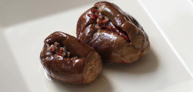 طريقة عمل مكدوس الباذنجان المقطع صورة مقال طريقة عمل مكدوس الباذنجان المقطع