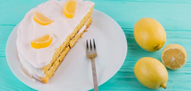 كيكة الليمون بدون بيض صورة مقال كيكة الليمون بدون بيض