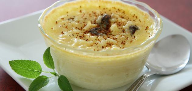 طريقة مهلبية الأرز صورة مقال طريقة مهلبية الأرز