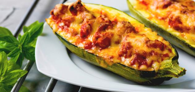 قوارب الكوسا بالبشاميل صورة مقال قوارب الكوسا بالبشاميل