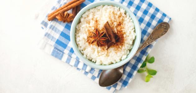 كيفية تحضير الأرز بحليب صورة مقال كيفية تحضير الأرز بحليب