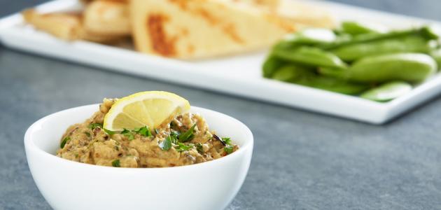 طريقة عمل بابا غنوج بالزبادي والطحينة صورة مقال طريقة عمل بابا غنوج بالزبادي والطحينة