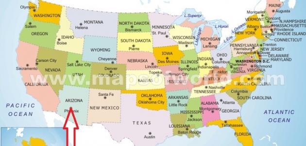 أين تقع أريزونا صورة مقال أين تقع أريزونا