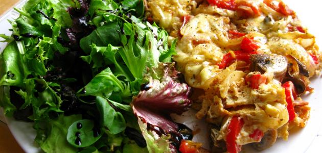 طريقة بيض الأومليت صورة مقال طريقة بيض الأومليت