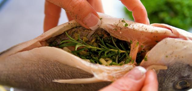 طريقة حشو السمك صورة مقال طريقة حشو السمك