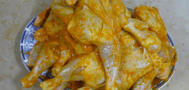 طريقة تتبيل الدجاج للقلي صورة مقال طريقة تتبيل الدجاج للقلي