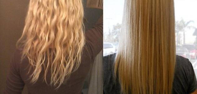 طرق تنعيم الشعر الخشن والجاف صورة مقال طرق تنعيم الشعر الخشن والجاف