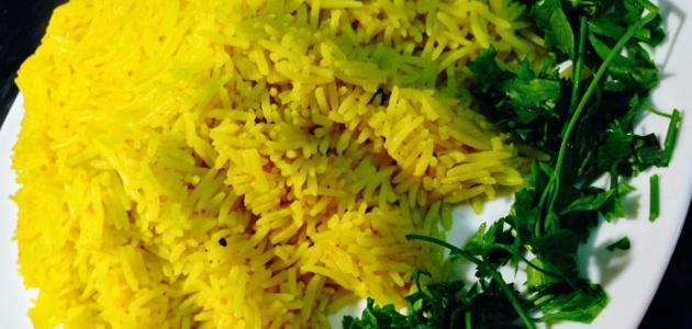 طريقة عمل رز بسمتي أصفر صورة مقال طريقة عمل رز بسمتي أصفر