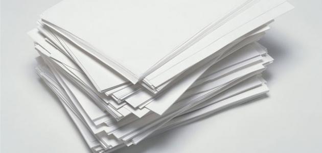 مراحل صناعة الورق صورة مقال مراحل صناعة الورق