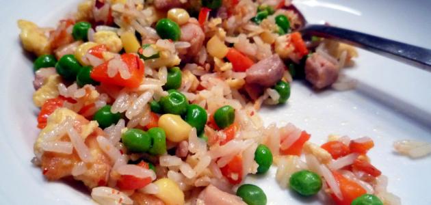 طريقة تحضير أرز بالخضار المشكلة صورة مقال طريقة تحضير أرز بالخضار المشكلة