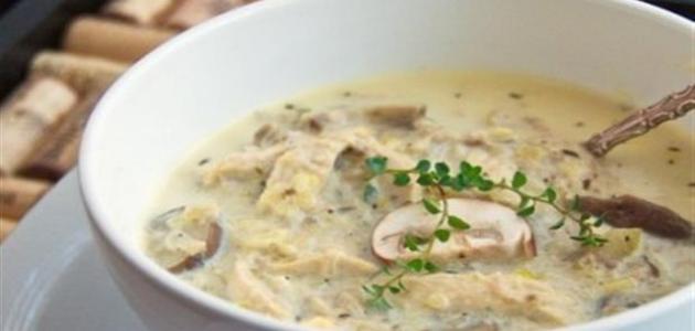 طريقة عمل شوربة الدجاج بالكريمة صورة مقال طريقة عمل شوربة الدجاج بالكريمة