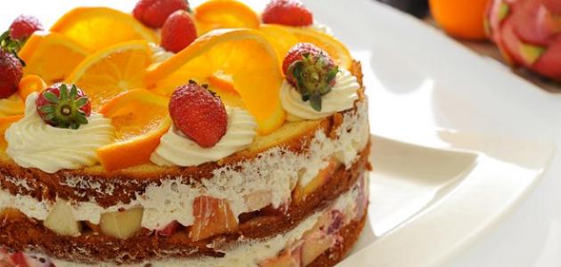 طريقة عمل كيك بالفواكه صورة مقال طريقة عمل كيك بالفواكه