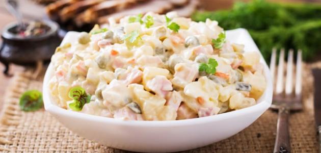 طريقة تحضير سلطة المايونيز صورة مقال طريقة تحضير سلطة المايونيز