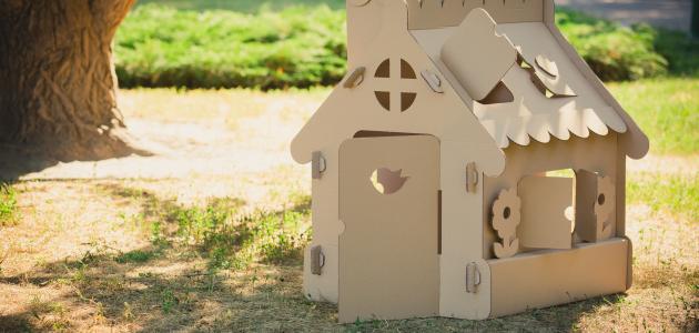 كيف تصنع بيتاً من الكرتون صورة مقال كيف تصنع بيتاً من الكرتون