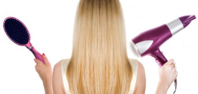 طريقة سشوار الشعر بنفسك صورة مقال طريقة سشوار الشعر بنفسك