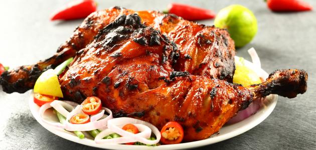 طريقة عمل دجاج هندي صورة مقال طريقة عمل دجاج هندي