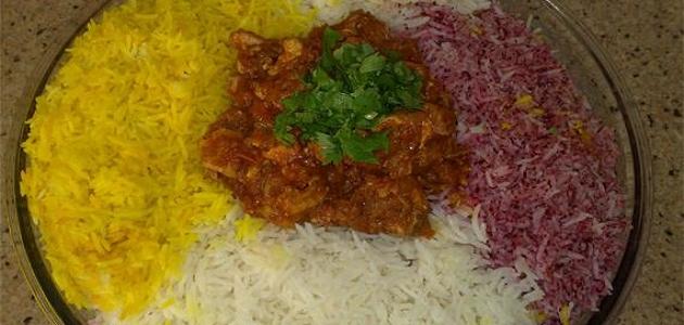 طريقة عمل أرز ملون صورة مقال طريقة عمل أرز ملون