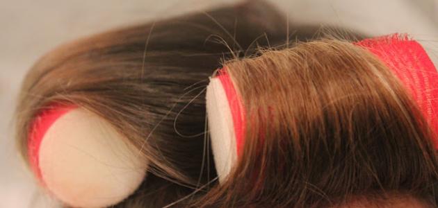 طرق لف الشعر صورة مقال طرق لف الشعر