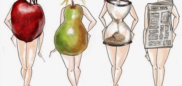أنواع أجسام النساء صورة مقال أنواع أجسام النساء