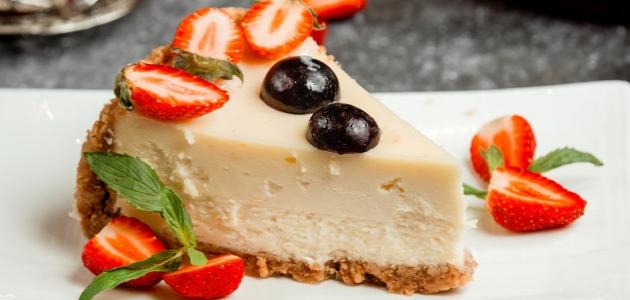 طريقة عمل تشيز كيك بارد صورة مقال طريقة عمل تشيز كيك بارد