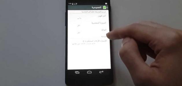 إخفاء آخر ظهور في الواتس آب صورة مقال إخفاء آخر ظهور في الواتس آب