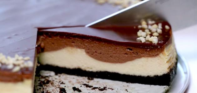 طريقة عمل تشيز كيك بالشوكولاتة صورة مقال طريقة عمل تشيز كيك بالشوكولاتة